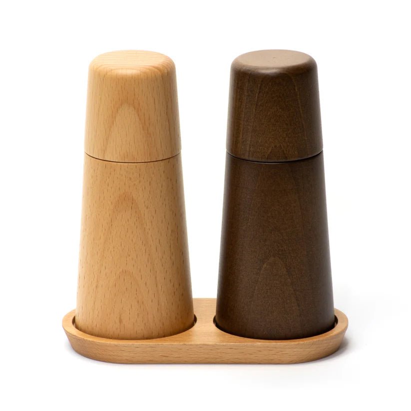 BEECH SALT AND PEPPER MILL TRAY | Imprint House