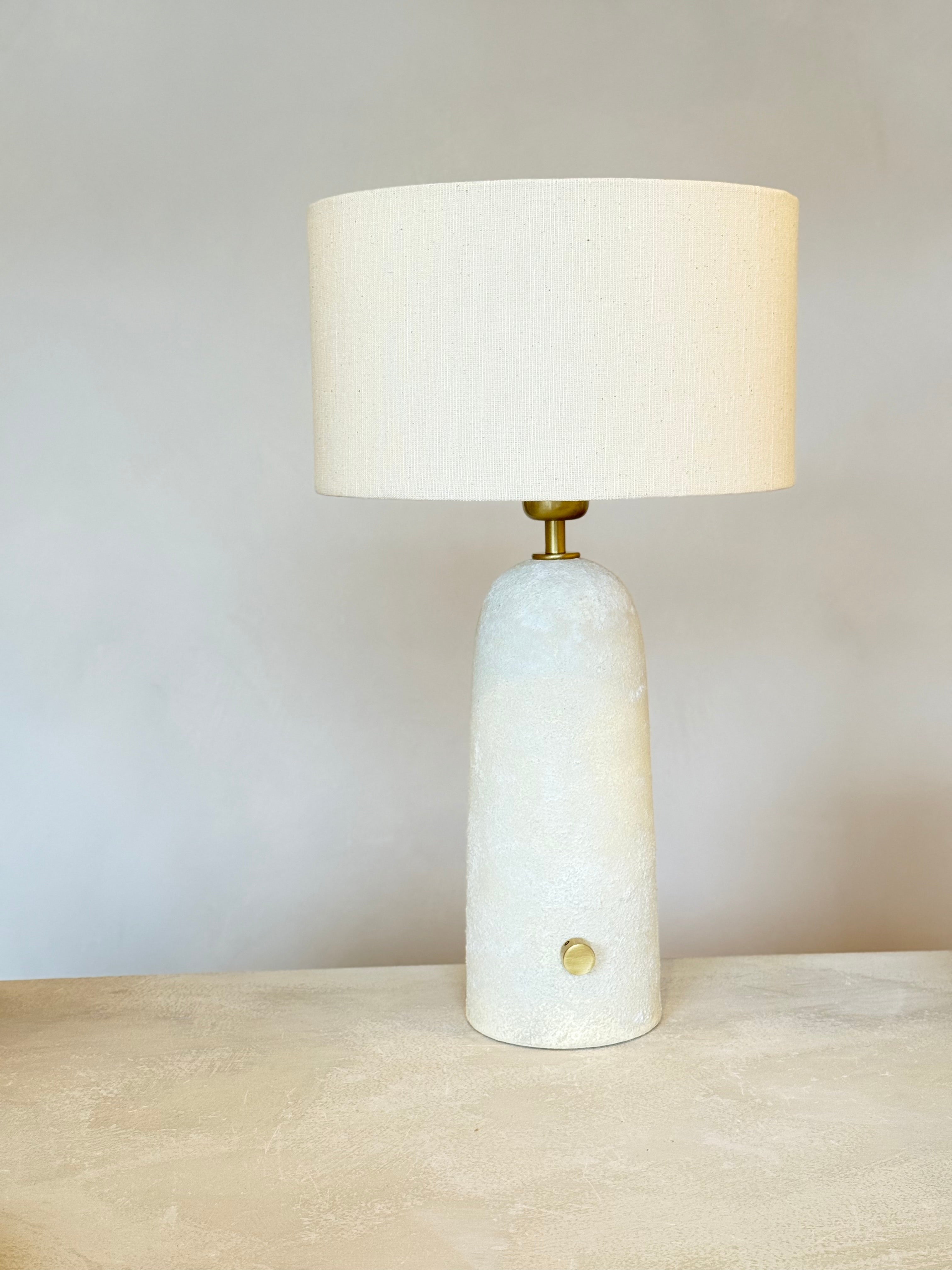 Obra Table Lamp - Handmade Concrete, Dimmable | Imprint House