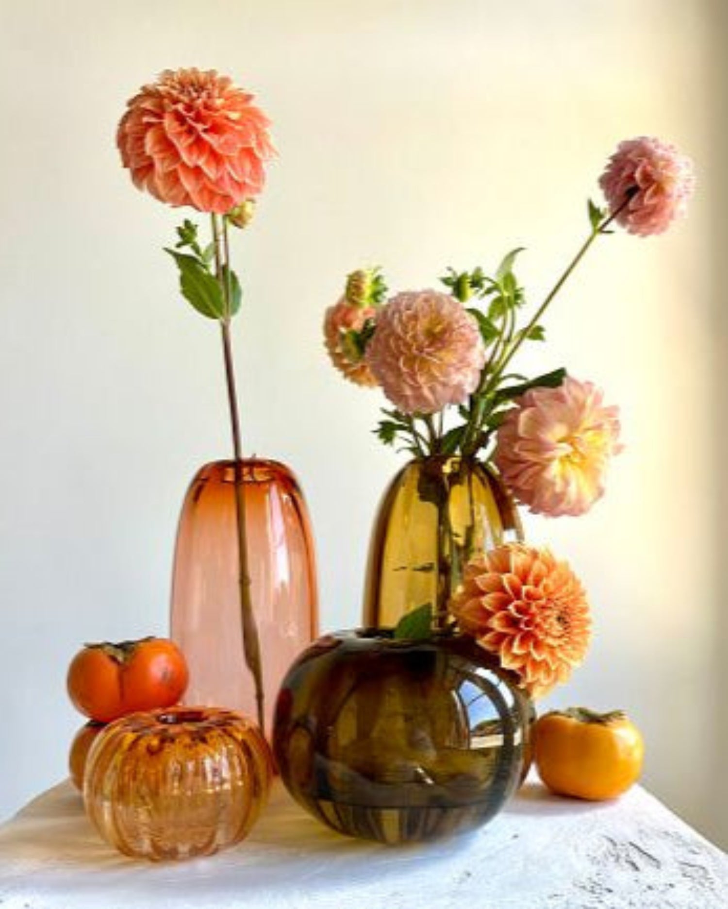 Hand Blown Glass Vases
