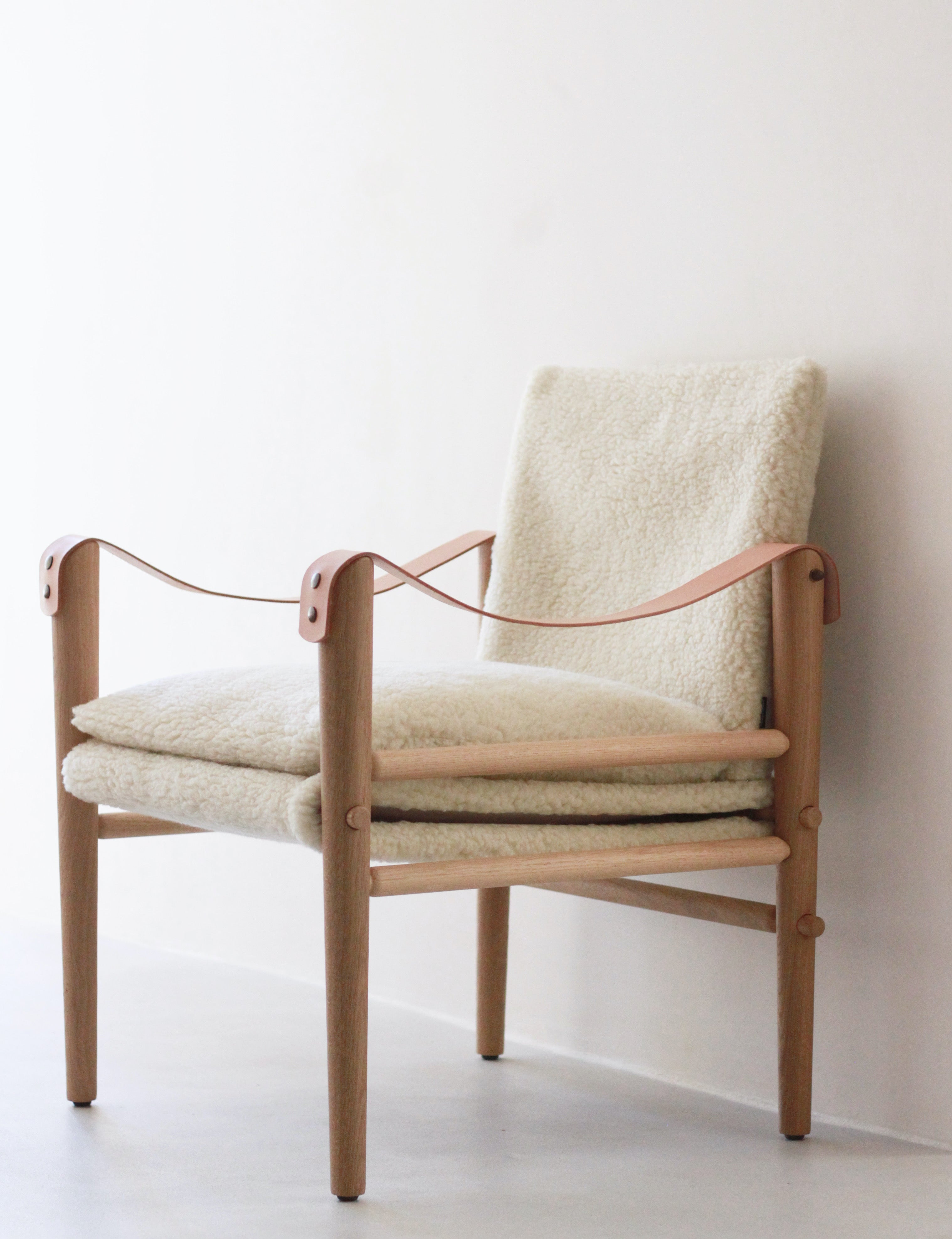 LE SAFARI LOUNGE CHAIR - SHEARLING 
