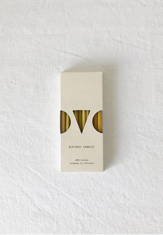 PURE BEESWAX BIRTHDAY CANDLES | Imprint House