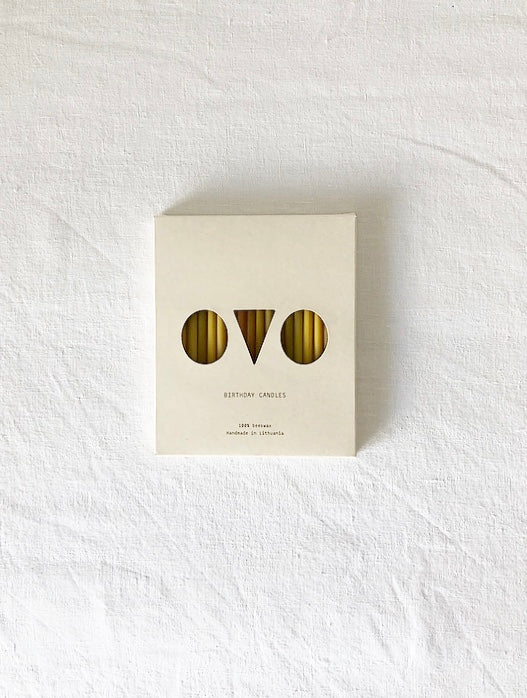 PURE BEESWAX BIRTHDAY CANDLES | Imprint House